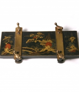 A 1930s Japanese Lacquered Tie Press