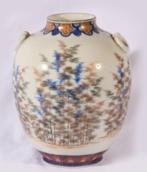 20th century Japanese porcelain Koransha Fukagawa vase
