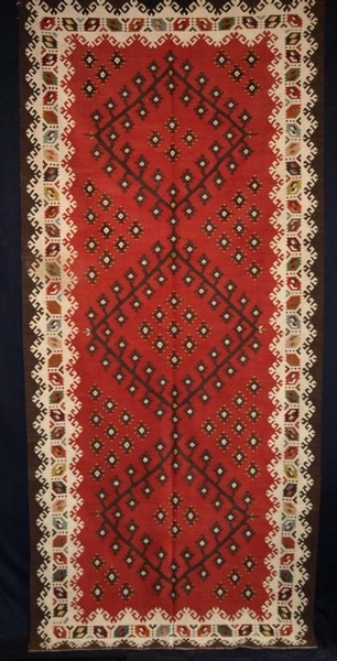 ANTIQUE TURKISH SHARKOY KILIM, CLASSIC DESIGN, CIRCA 1920
