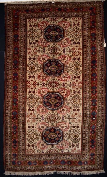 ANTIQUE PERSIAN ARDABIL RUG, STUNNING DESIGN, CIRCA 1900