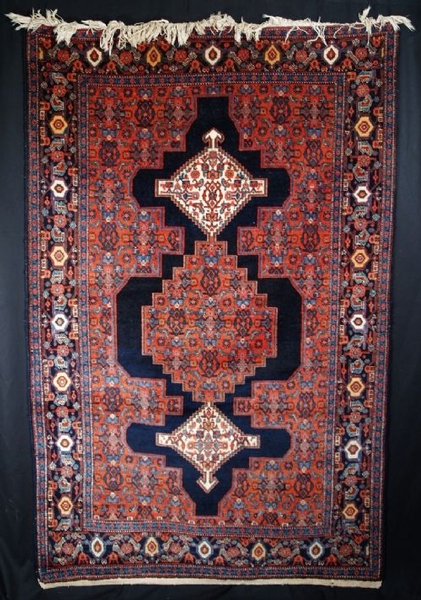 ANTIQUE SENNEH RUG, EXCELLENT CONDITION LATE 19TH CENTURY