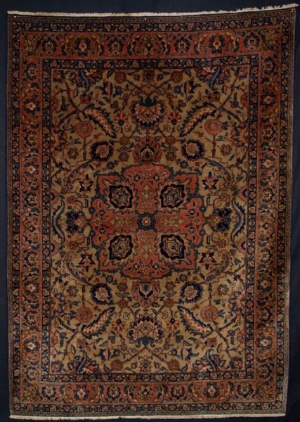ANTIQUE PERSIAN TABRIZ RUG, SOFT COLOURS, V FINE, CIRCA 1900