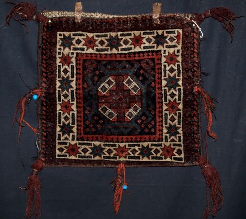 ANTIQUE BALUCH DOUBLE SIDED BAG, PILED FACES, LATE 19TH CENTURY