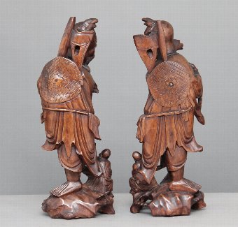 Antique Pair 19th Century Chinese figures
