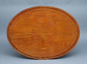 Antique 19th Century satinwood center table
