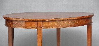 Antique 19th Century satinwood center table