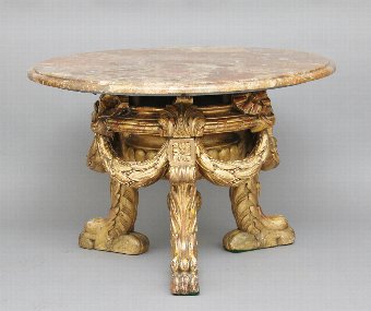 Antique Marble top occasional table