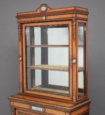 Antique Fantastic quality 19th Century satinwood and rosewood cabinet