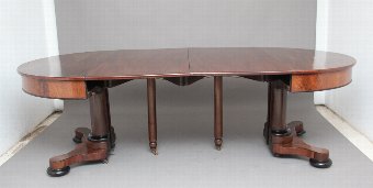 19th Century mahogany extending table