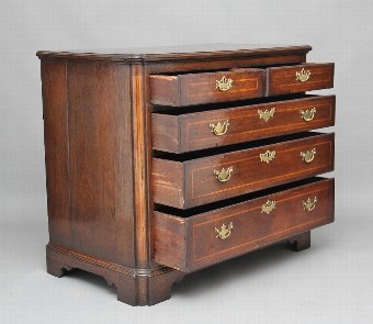 Antique 18th Century oak chest of drawers