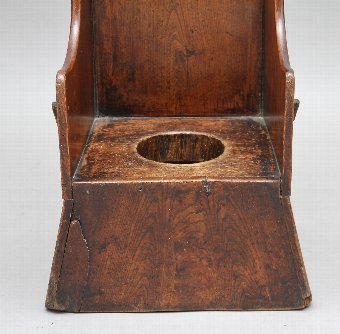 Antique 18th Century elm child's chair