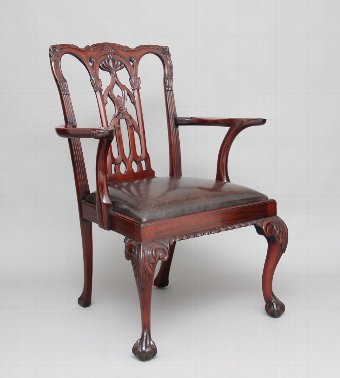 19th Century Chippendale style armchair