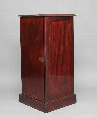 Antique Early 19th Century mahogany wine cooler cabinet