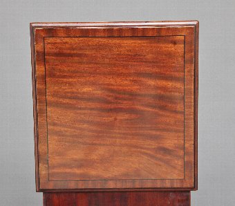 Antique Early 19th Century mahogany wine cooler cabinet