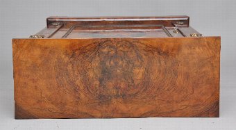 Antique 19th Century burr walnut pier cabinet
