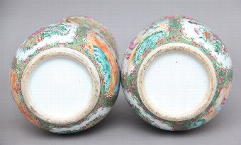 Antique Pair of 19th Century Chinese vases