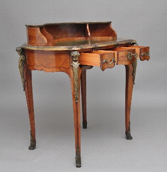 Antique 19th Century Kingwood and ormolu writing table