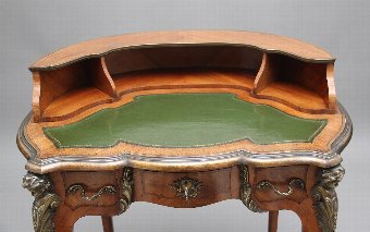 Antique 19th Century Kingwood and ormolu writing table