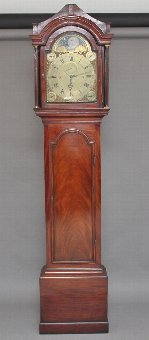 18th Century mahogany longcase clock by John Wood of Grantham