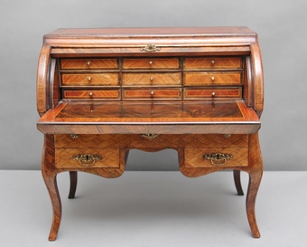 Antique 19th Century parquetry miniature desk