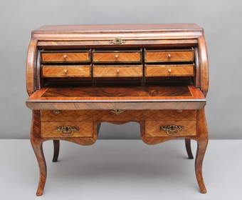 Antique 19th Century parquetry miniature desk