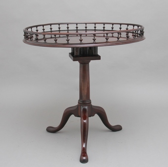18th Century mahogany tripod table