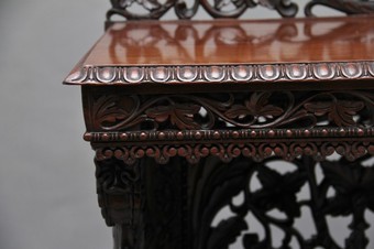 Antique Pair of 19th Century carved console tables