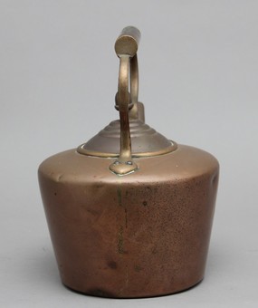 Antique 19th Century brass copper kettle