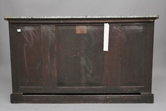 Antique Early 19th Century rosewood breakfront cabinet 