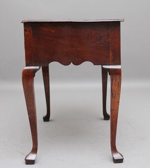 Antique A decorative 18th Century oak lowboy
