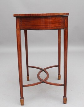 Antique Edwardian inlaid satinwood bijouterie table