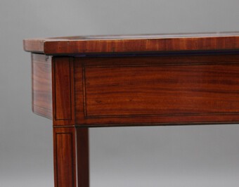 Antique Edwardian inlaid satinwood bijouterie table