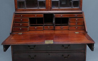 Antique 18th Century mahogany bureau bookcase