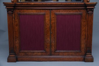 Antique 19th Century pollard oak cabinet