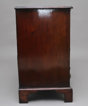 Antique 18th Century mahogany serpentine chest of drawers