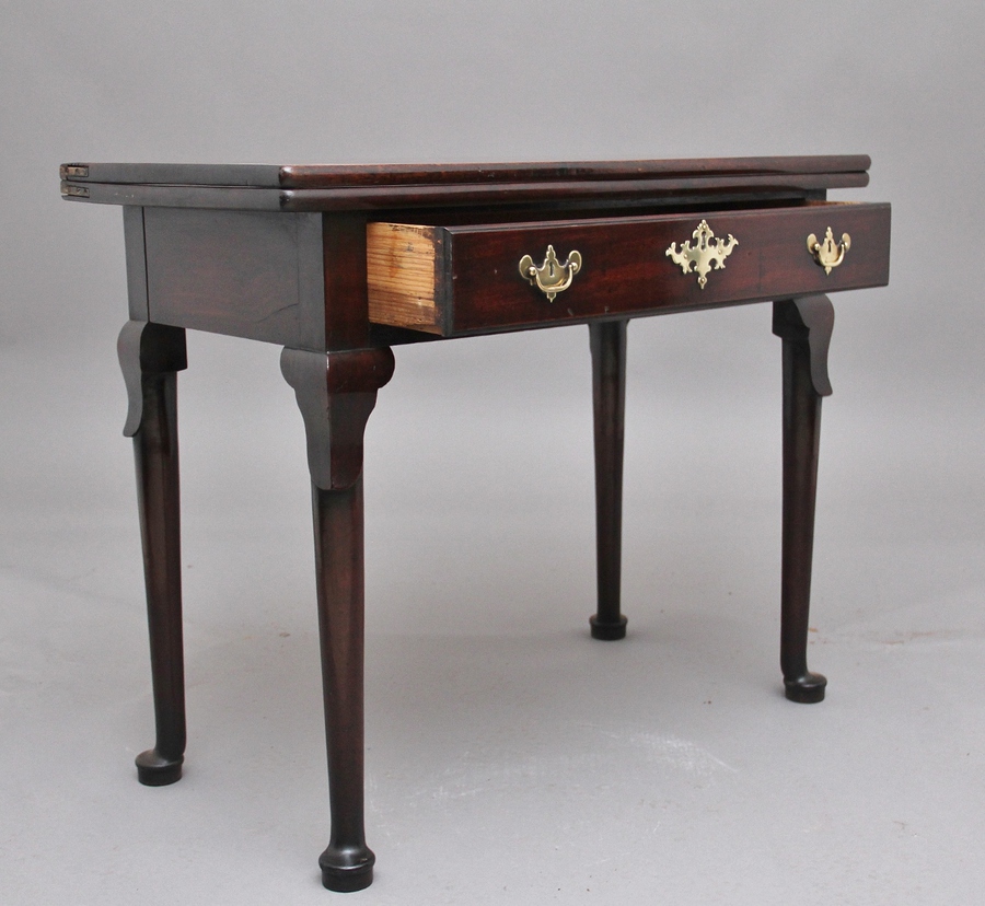 Antique 18th Century mahogany side table