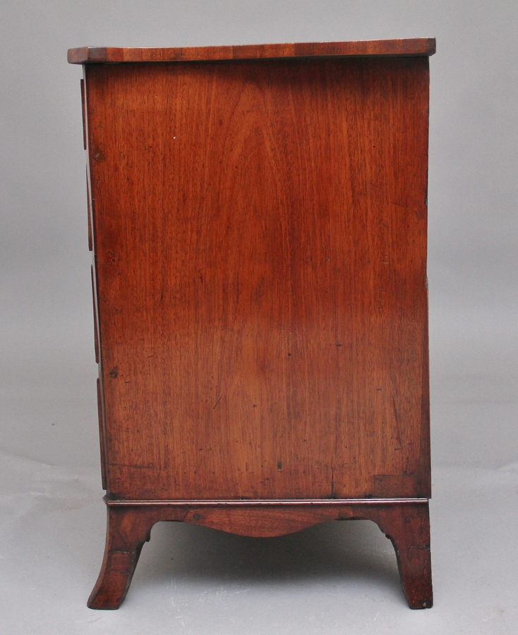 Antique 18th Century mahogany serpentine chest