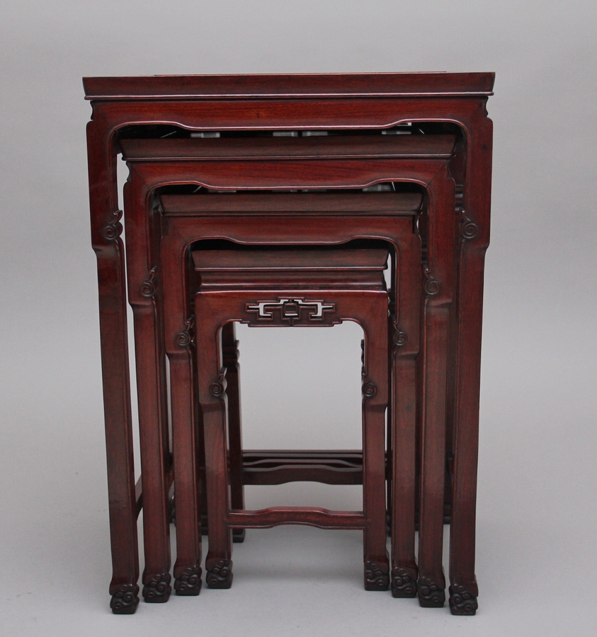 Antique Early 20th Century Chinese nest of tables