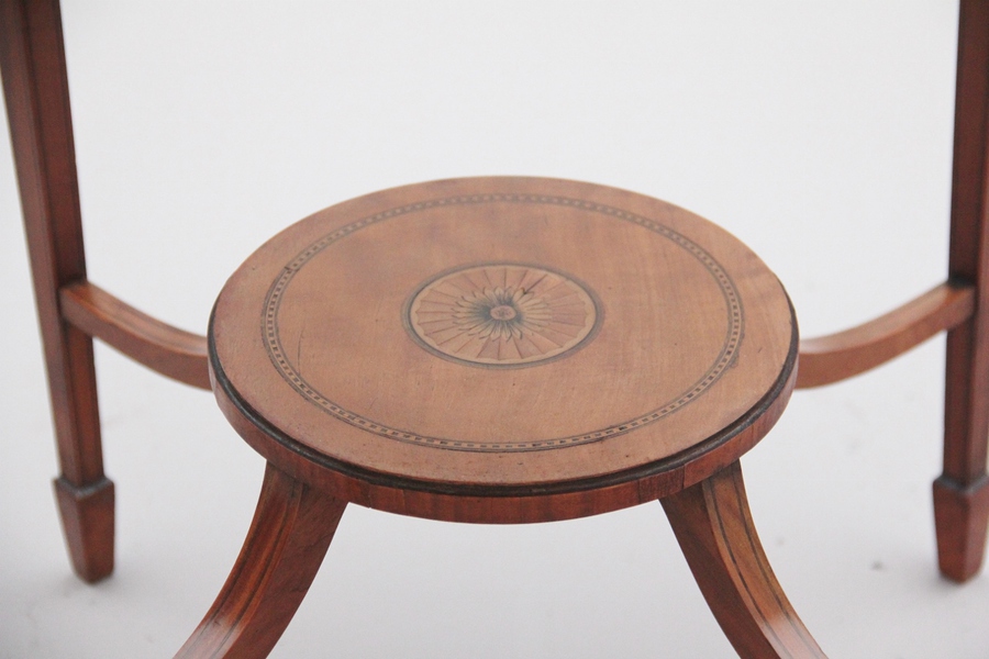 Antique 19th Century satinwood occasional table