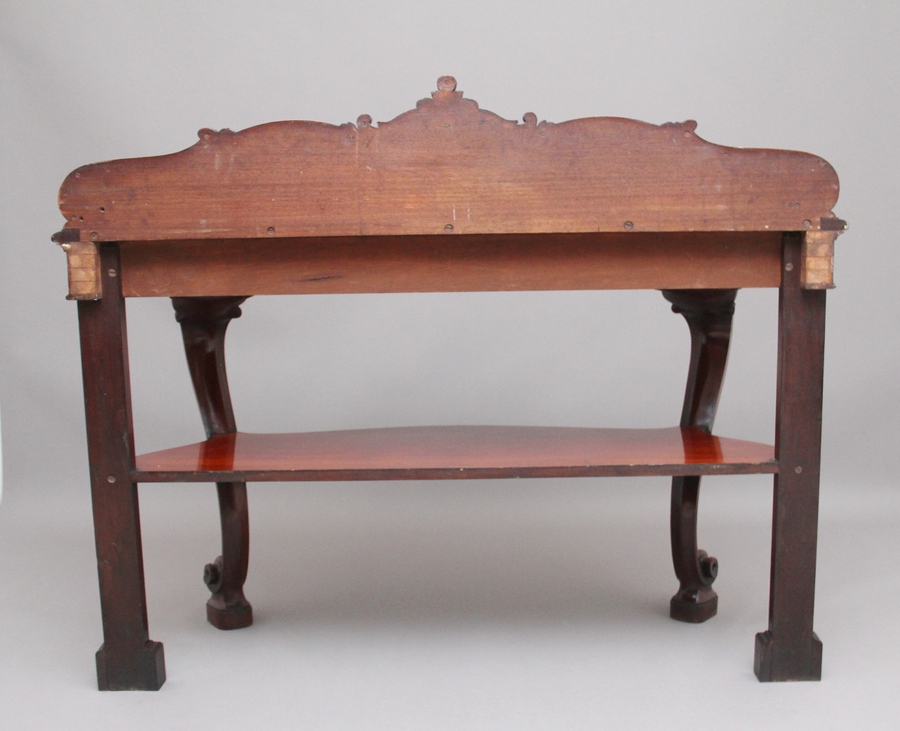 Antique 19th Century mahogany serving table