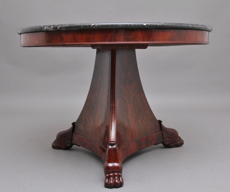 Antique Early 19th Century mahogany gueridon table