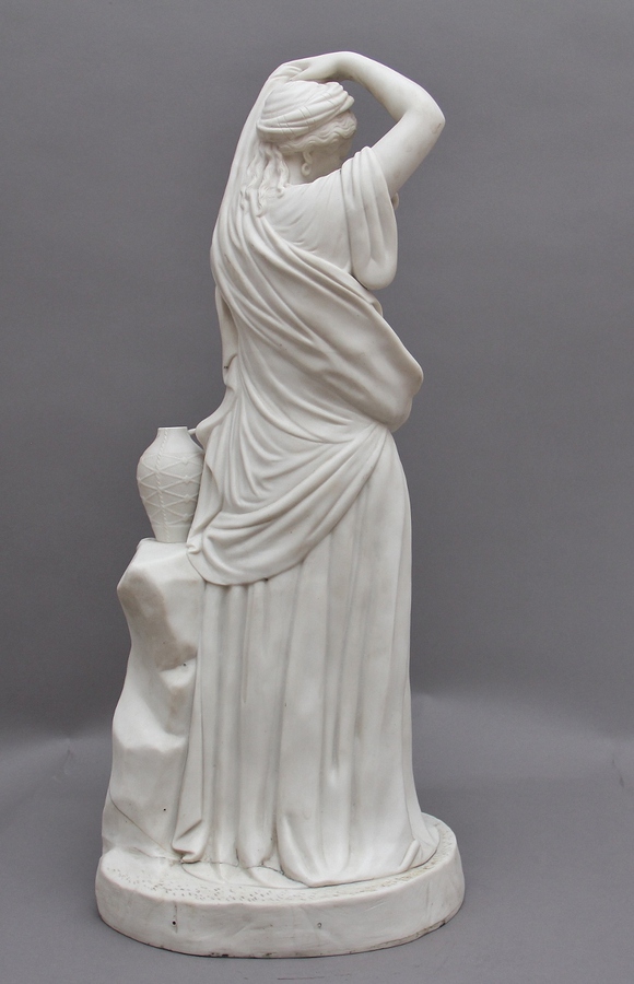 Antique 19th Century parian figure of a Greek lady