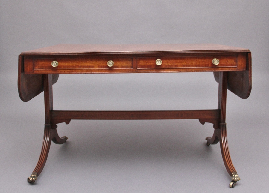 Antique Early 19th Century mahogany sofa table