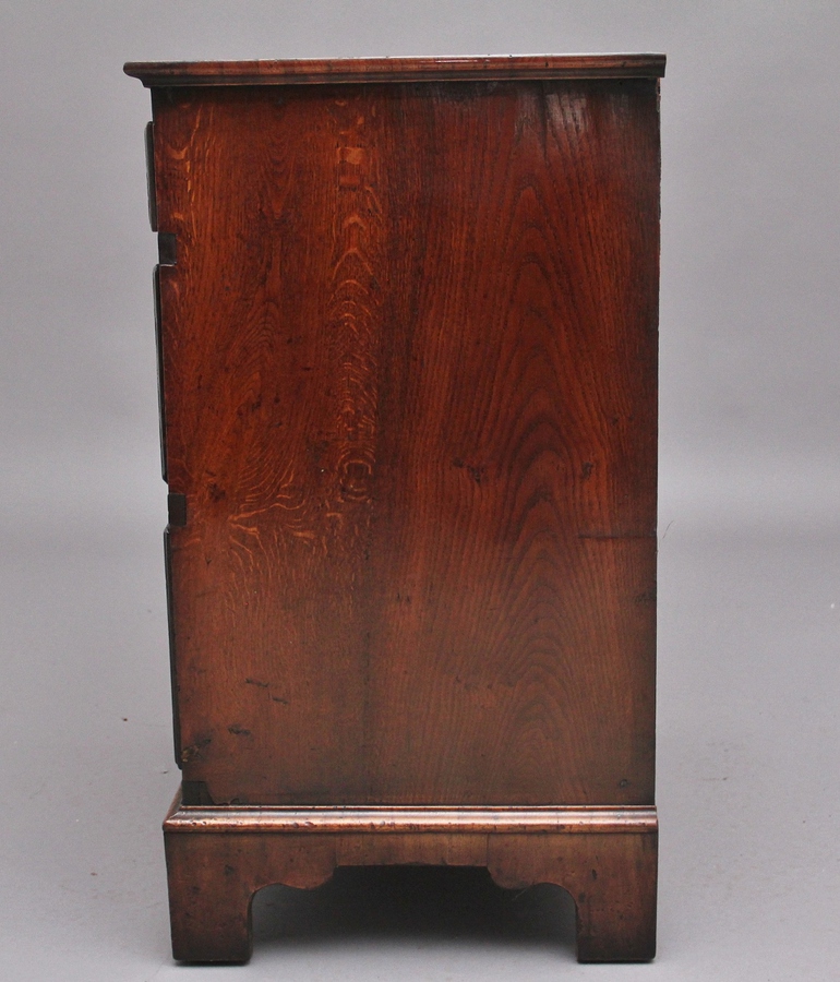 Antique 18th Century and later veneered chest of drawers