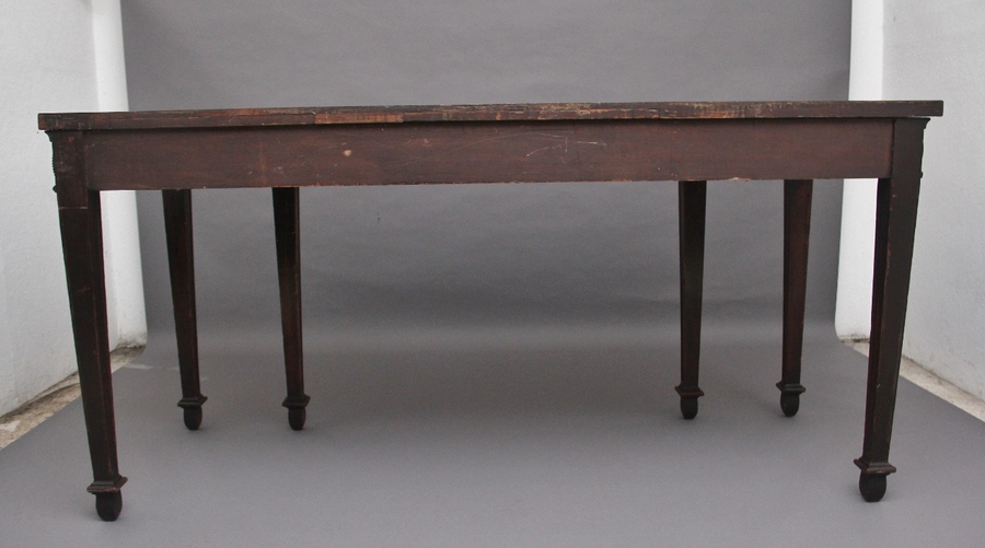 Antique Large early 20th Century mahogany serving table