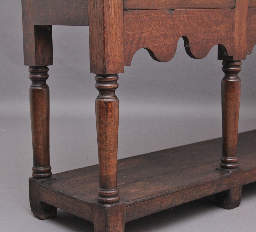 Antique Mid 18th Century oak dresser
