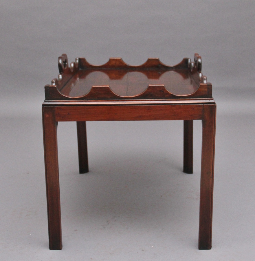 Antique Early 20th Century mahogany butlers tray