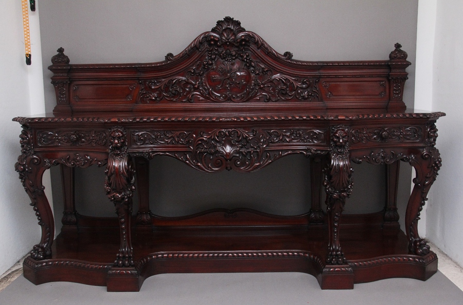 Large 19th Century mahogany serving table by Gillows of Lancaster