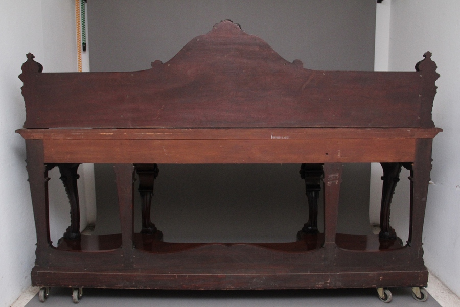 Antique Large 19th Century mahogany serving table by Gillows of Lancaster