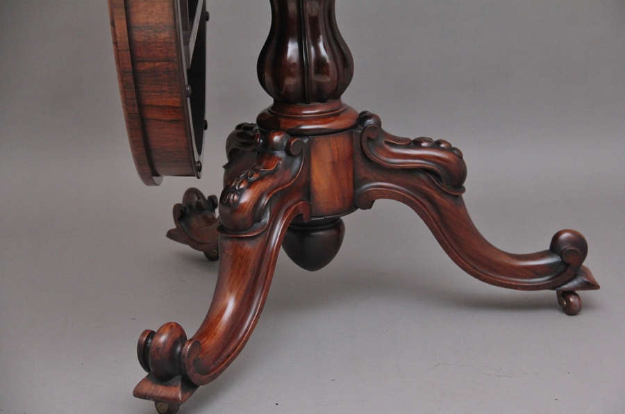 Antique 19th Century rosewood breakfast table